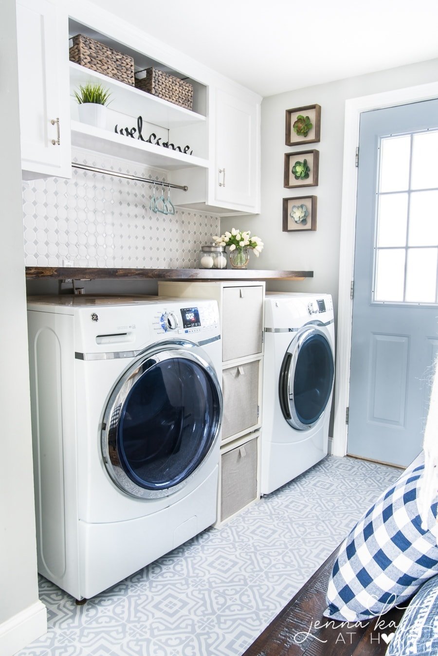 Small Laundry Room Makeover • Neat House. Sweet Home®