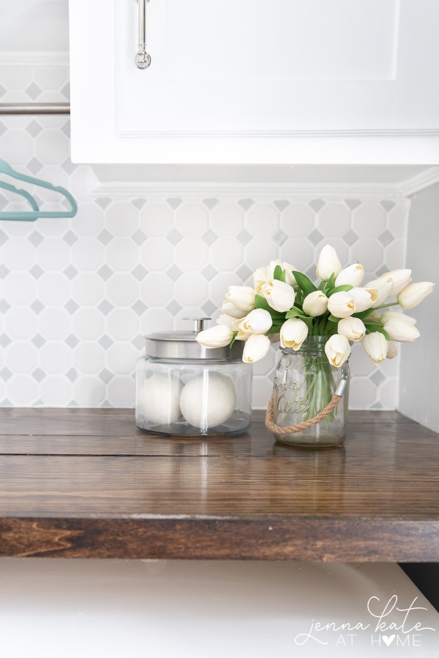 DIY laundry room makeover before and after photos