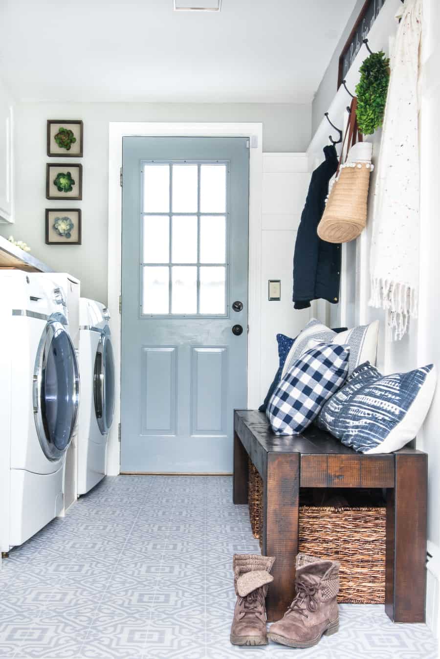 10 Ideas for Small Laundry Room Organization & Decor