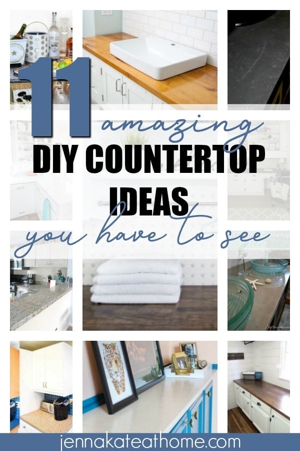 DIY Countertop ideas that are not only inexpensive but beautiful, too!