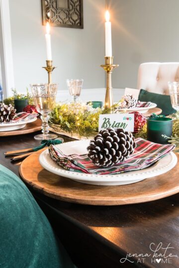 Elegant Ideas for a Traditional Christmas Tablescape - Jenna Kate at Home