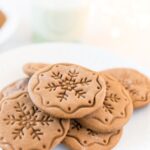The best soft roll out gingerbread cookie recipe that's made with molasses
