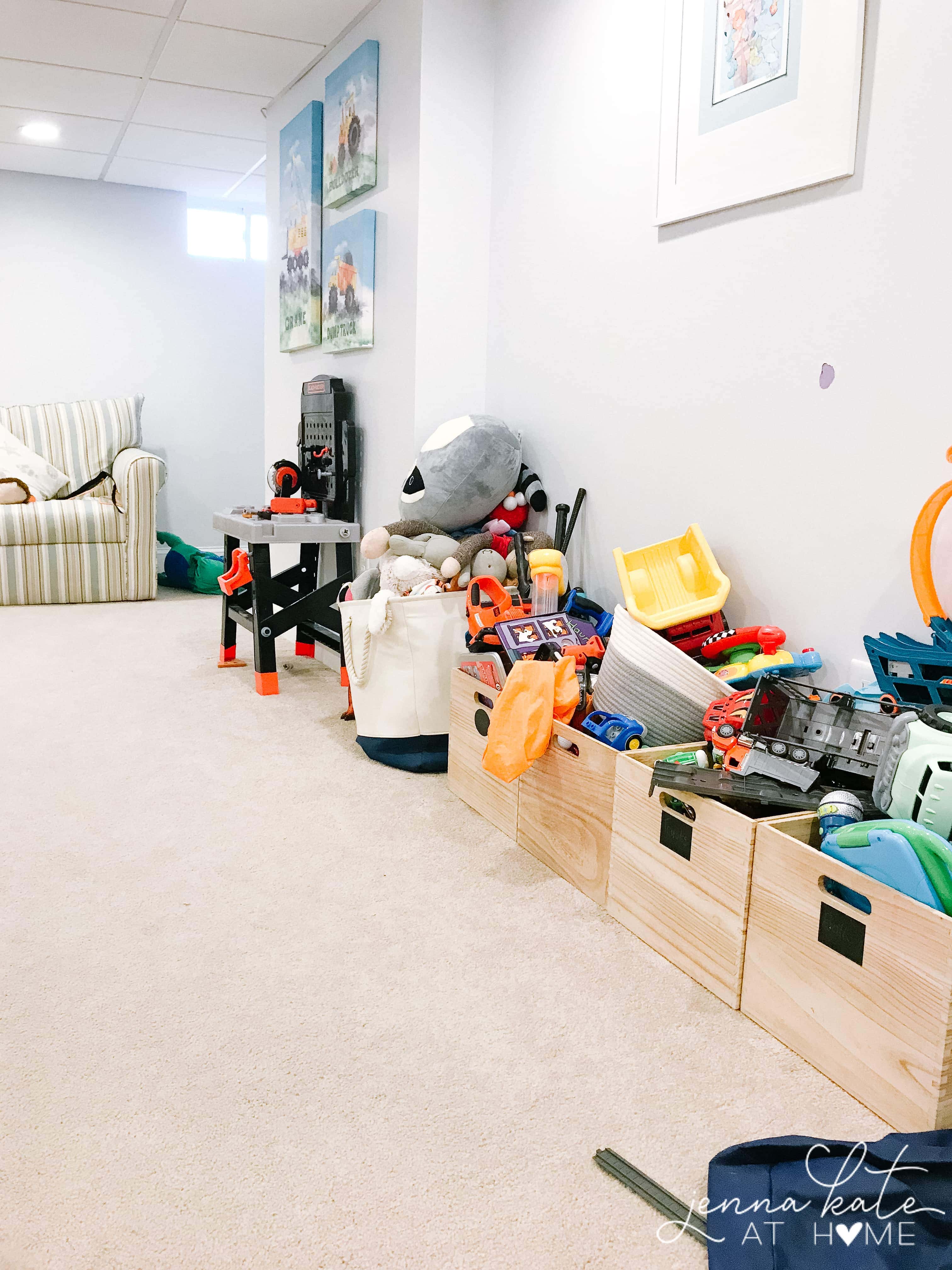 These are the steps to get your playroom organized once and for all