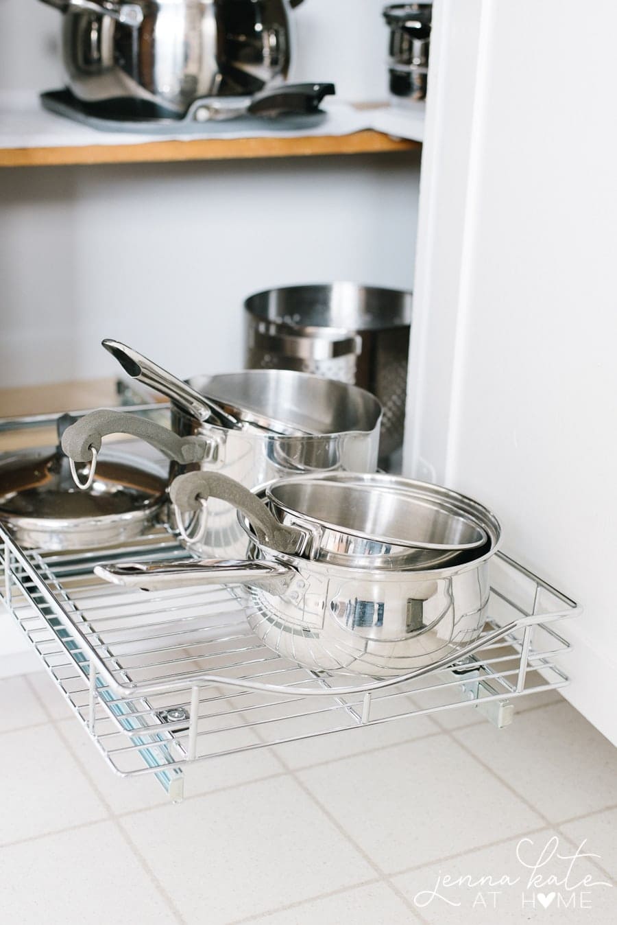 How we organized our kitchen drawers and cabinets - Jenna Sue Design