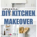 DIY kitchen makeover before and after