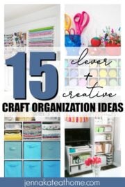 15 Clever and Creative Craft Organization Ideas - Jenna Kate at Home