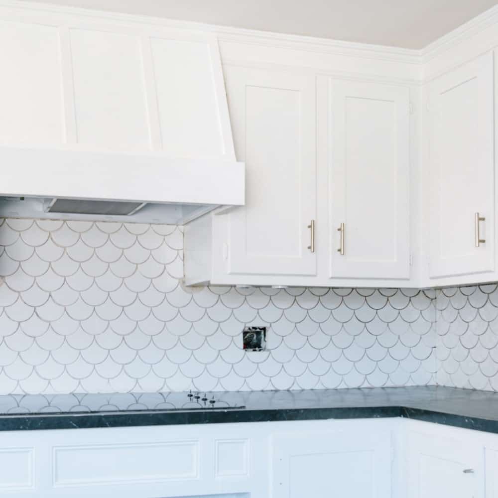 Week 5: DIY Range Hood Cover & Tiling - Jenna Kate at Home