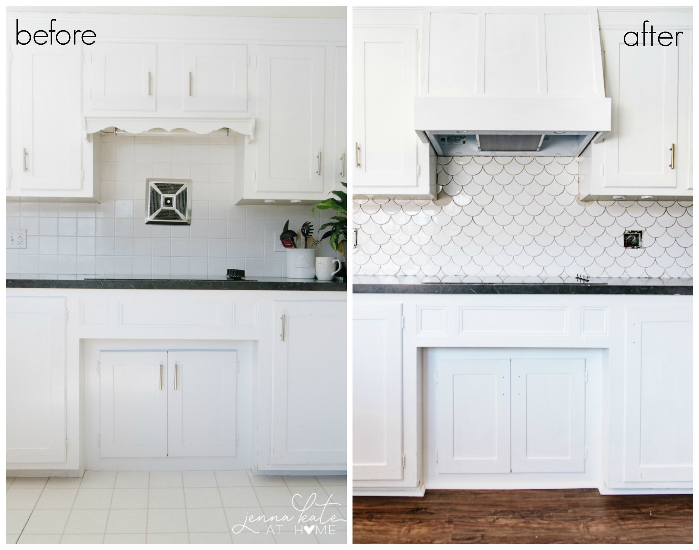 Making a Statement in the Kitchen with a Tiled Vent Hood. - The