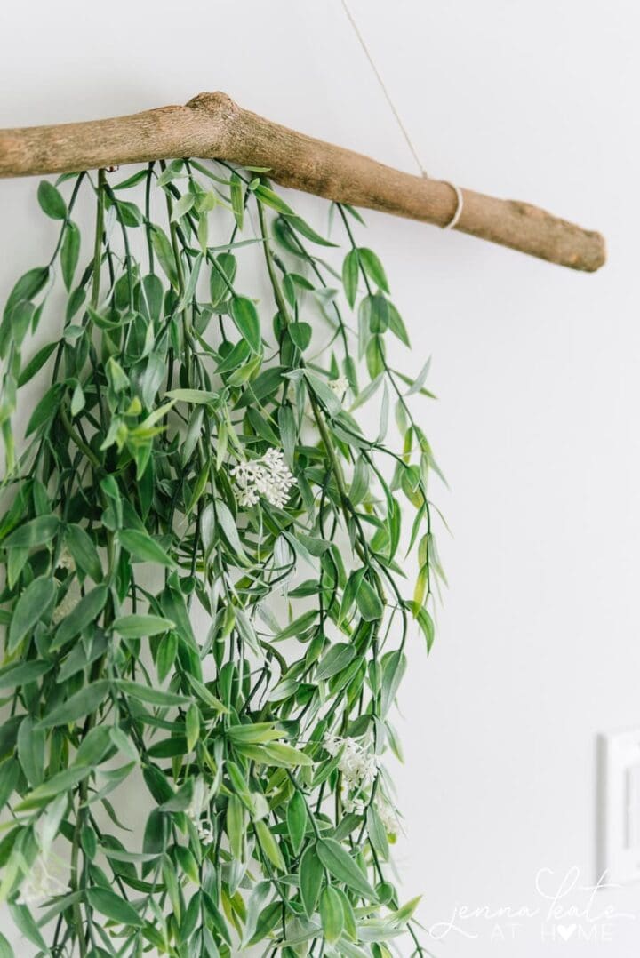 DIY Branch Wall Hanging Jenna Kate at Home