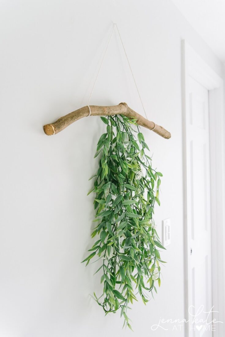 DIY Branch Wall Hanging Jenna Kate at Home