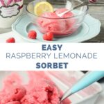 easy raspberry lemonade sorbet