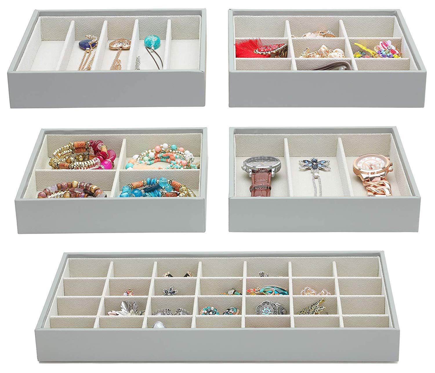 Jewelry drawer organizer