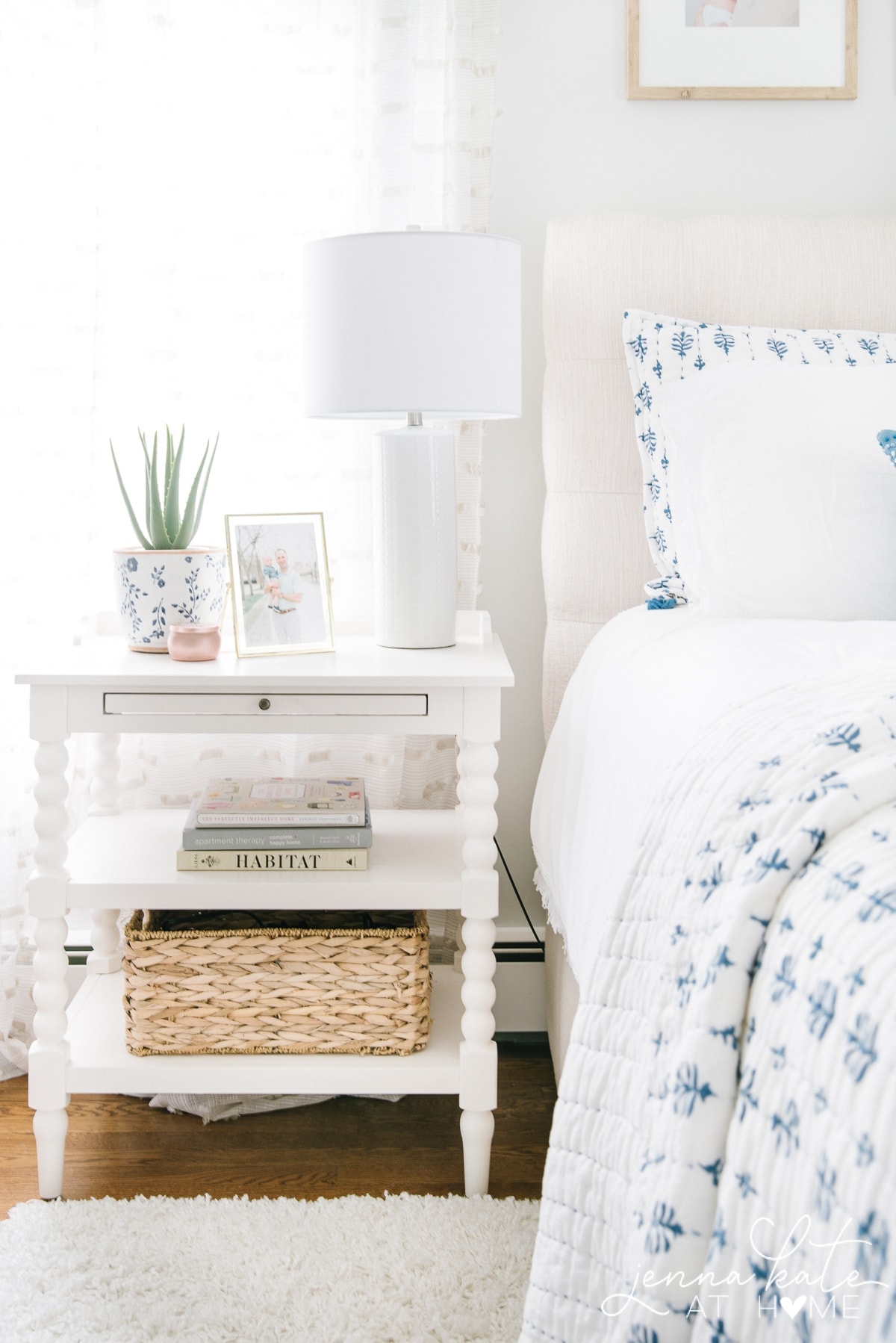 The prettiest soft color for a master bedroom in summer for a 2019 summer home tour