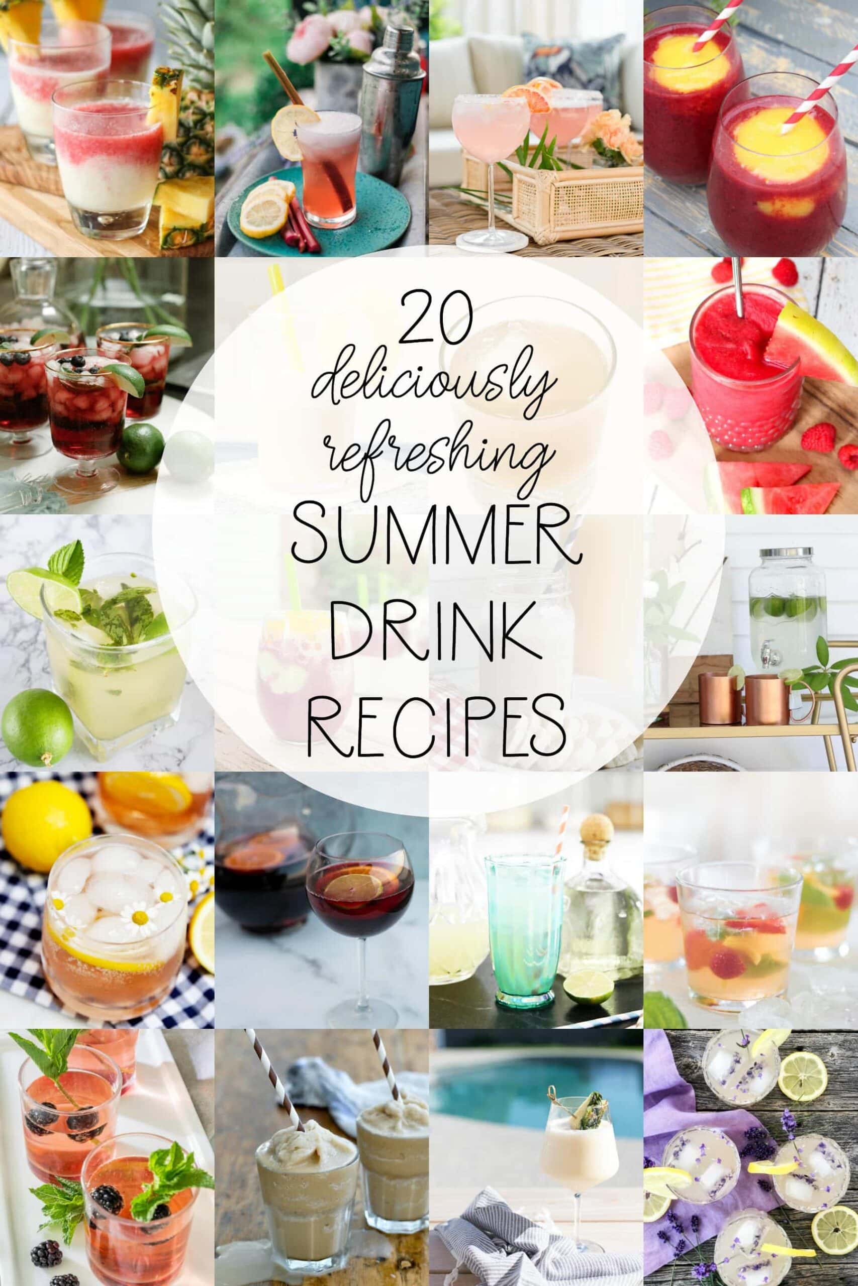 easy summer drinks alcohol summertime recipes