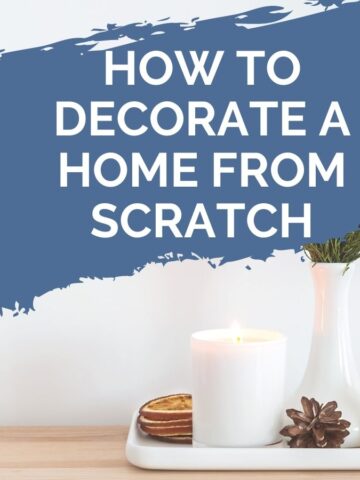 how to decorate from scratch
