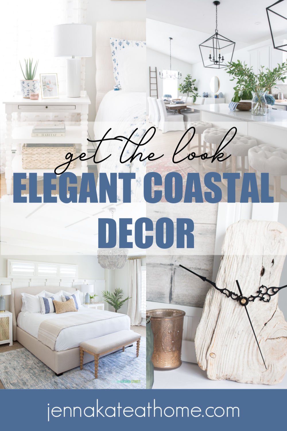 Elegant Coastal Decorating Ideas - Jenna Kate at Home