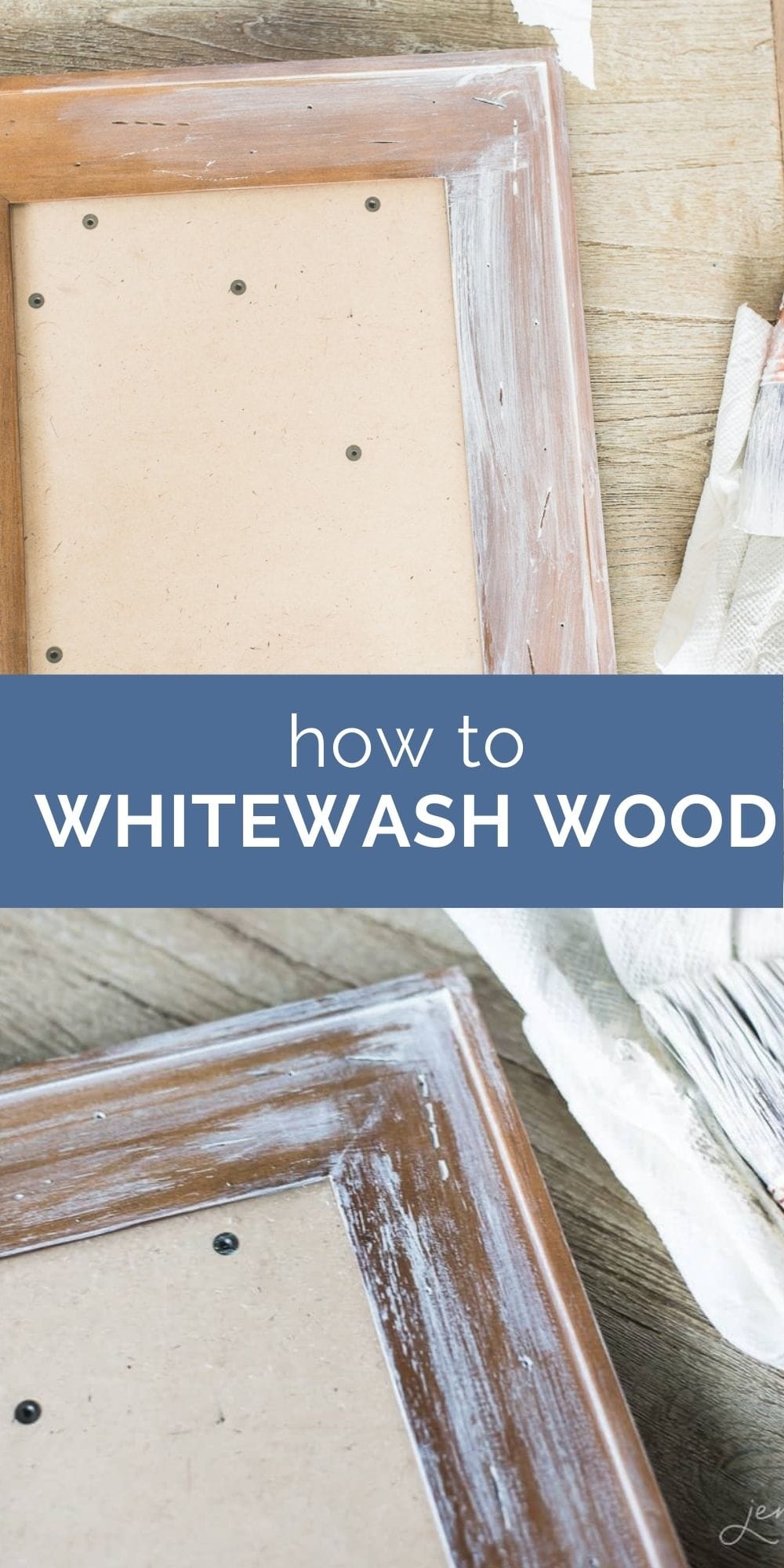 how to whitewash wood