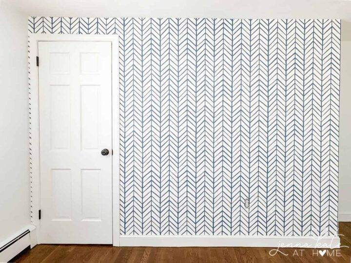 DIY Tutorial: Nursery Wallpaper Accent Wall - Palilah