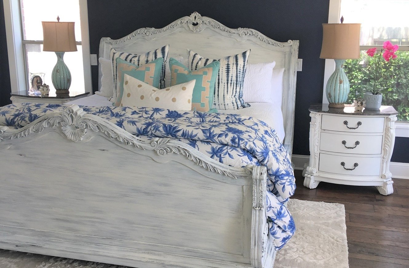 How to whitewash furniture tutorial