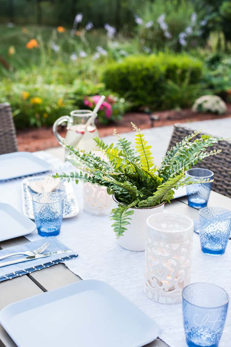 Our Coastal Style Outdoor Patio Reveal! | Jenna Kate at Home