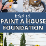 How to paint a house foundation