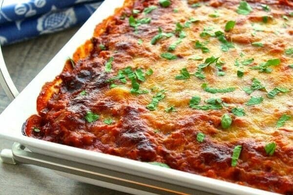spaghetti squash lasgagna