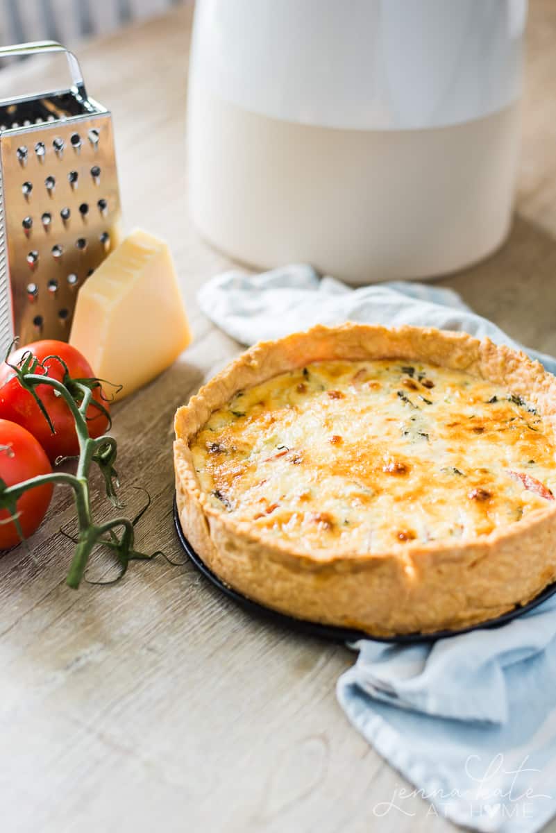 Tomato Pie (A Simple Summertime Recipe) - Jenna Kate at Home