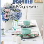 vintage chic inspired tablescape