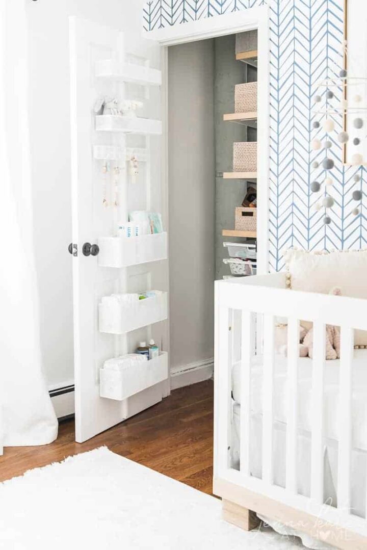 How to Easily Organize a Nursery Closet | Jenna Kate at Home