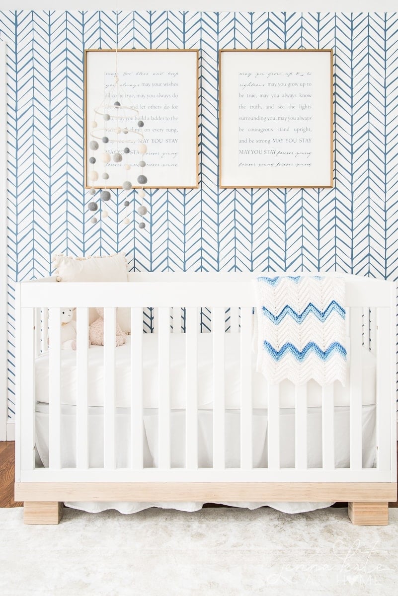 Blue & White Nursery Reveal