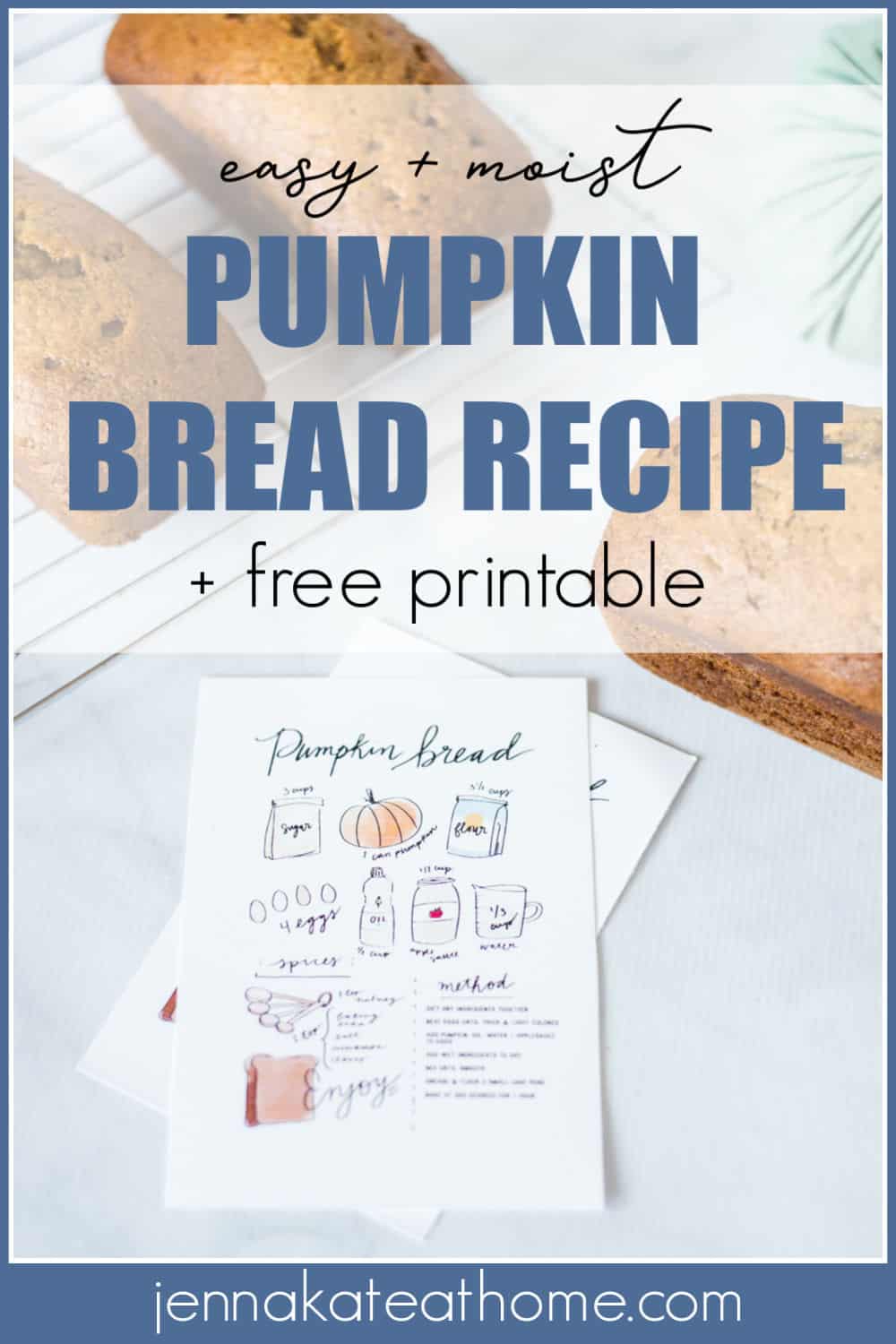 easy and moist pumpkin bread recipe