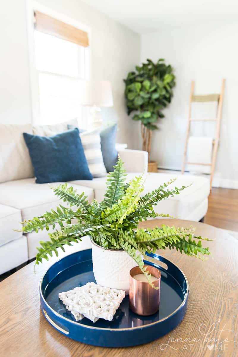Fall decor and coffee table styling