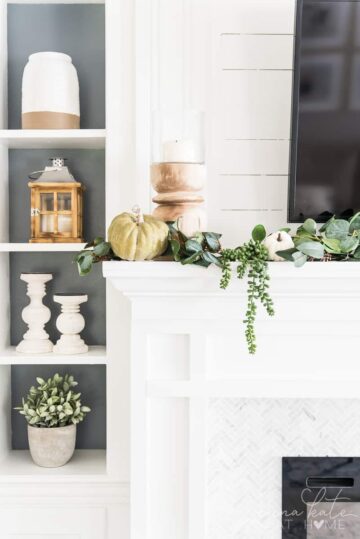 Fall Mantel Decor - Jenna Kate at Home