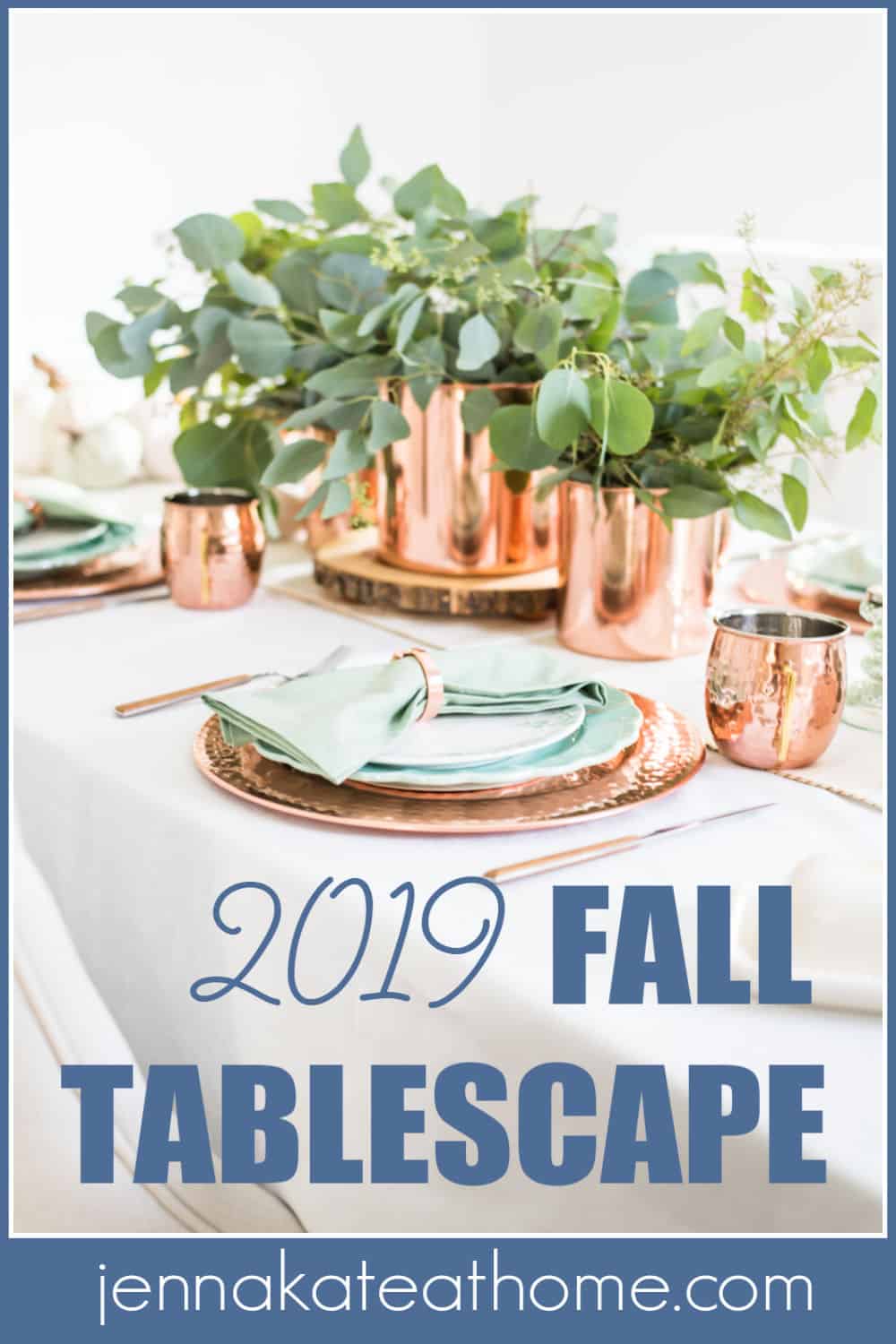 2019 fall table setting Pinterest