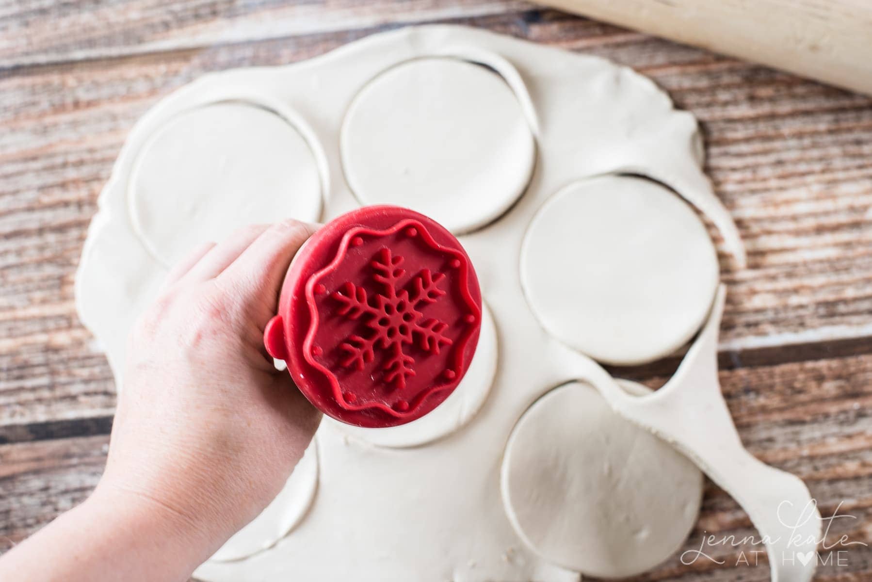 snowflake cookie stamp