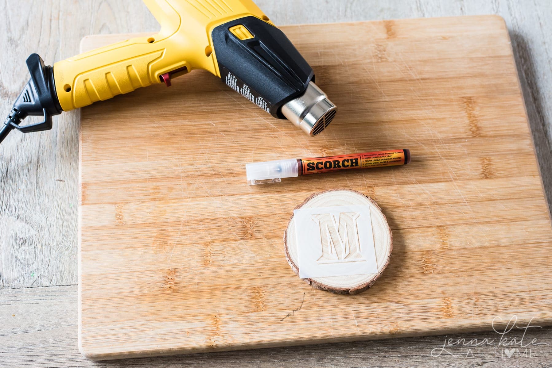 Wood Burning with Heat Gun, Quick DIY Idea