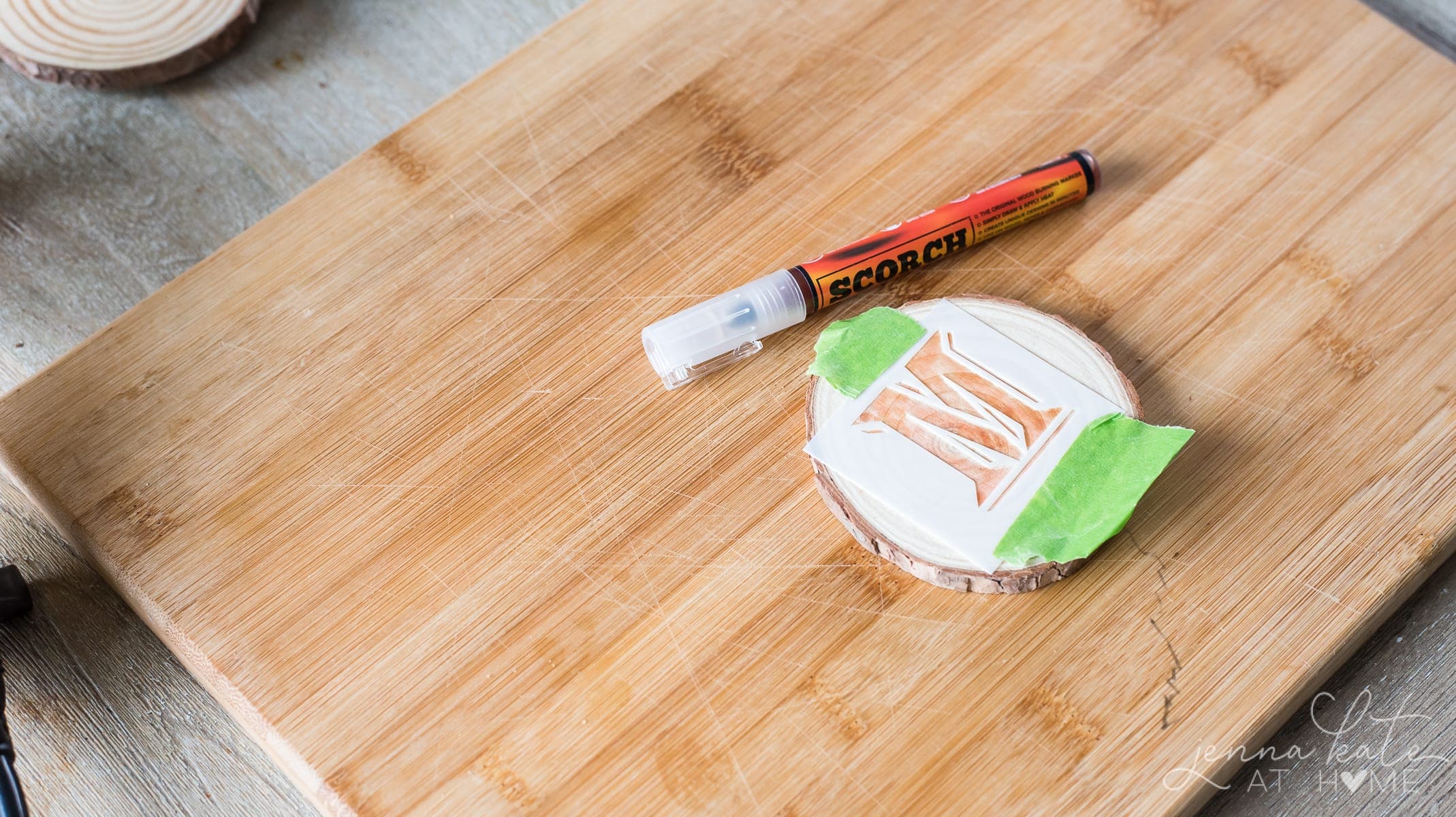 Wood Burn Your Own Holiday Cutting Board - Scorch Marker