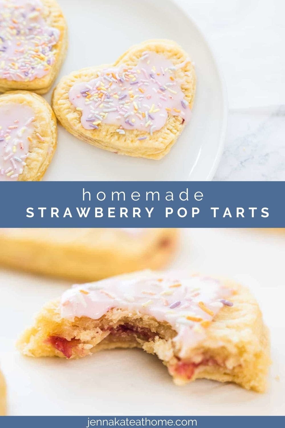 homemade strawberry pop tarts recipe pin