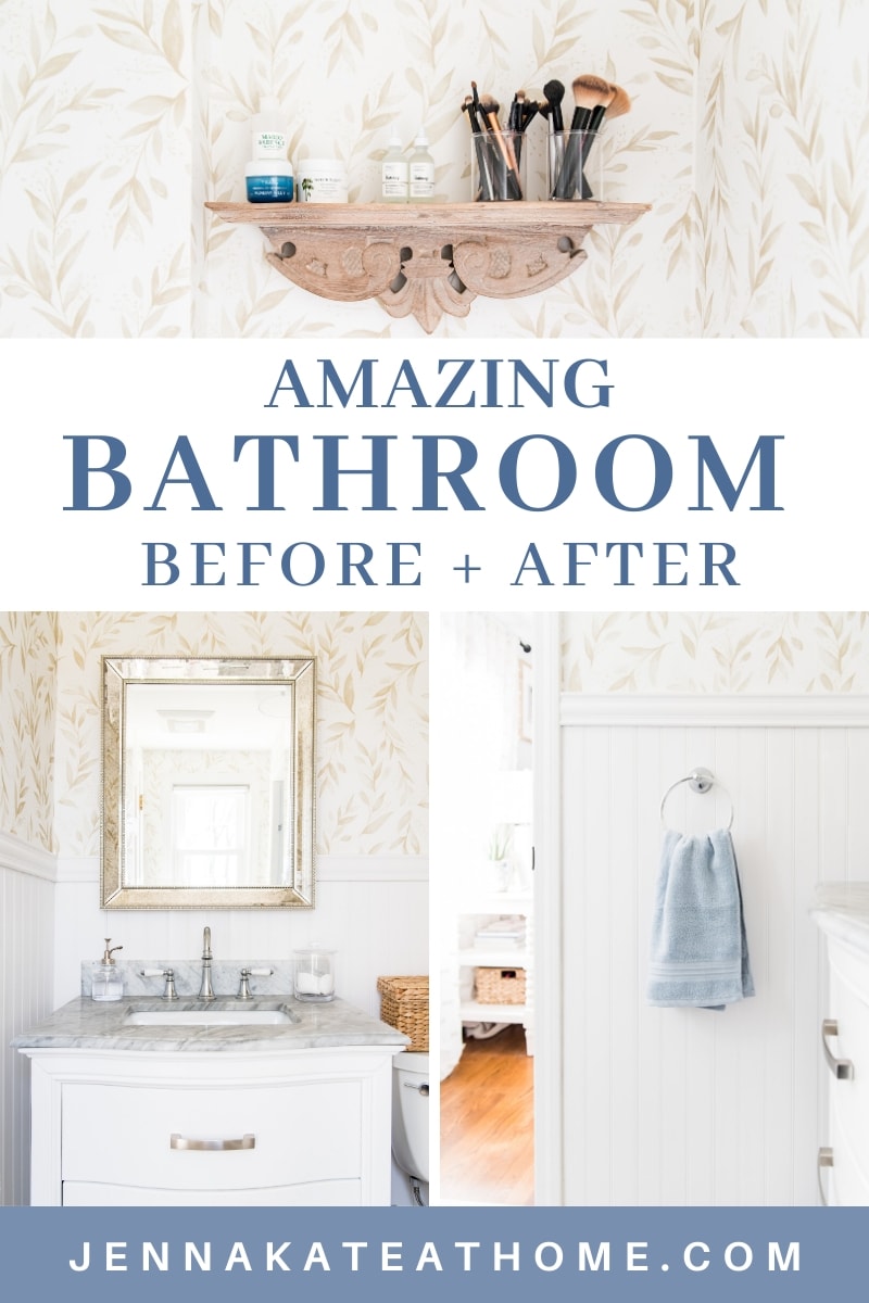 amazing bathroom before and after