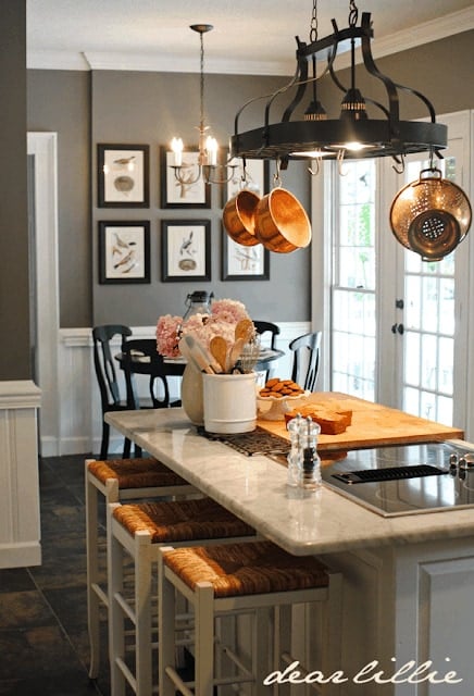 Benjamin Moore Chelsea Gray kitchen 