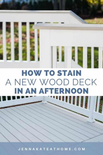 How to Paint a Deck | DIY Tutorial - Jenna Kate at Home