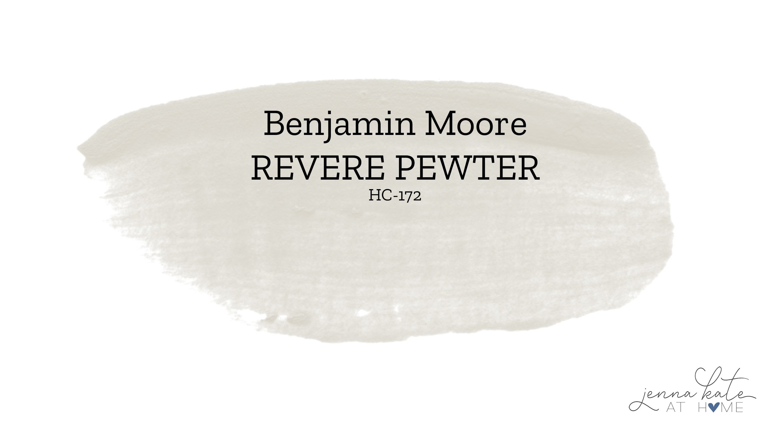 Benjamin Moore paint shade called Revere Pewter