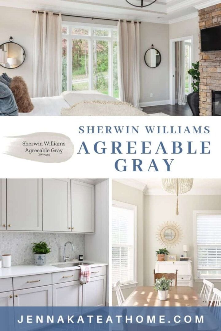 Sherwin Williams Agreeable Gray - Jenna Kate at Home