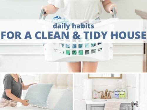 15 Daily Habits To Keep Your House Clean & Tidy - Jenna Kate At Home