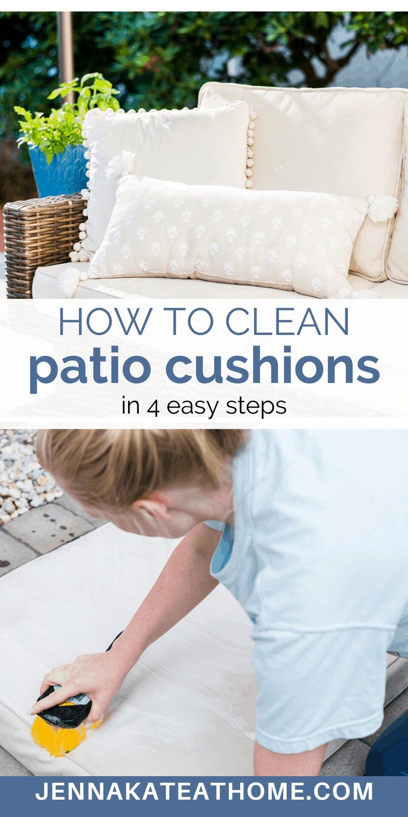 How To Clean Outdoor Cushions And Pillows With Household Cleaners