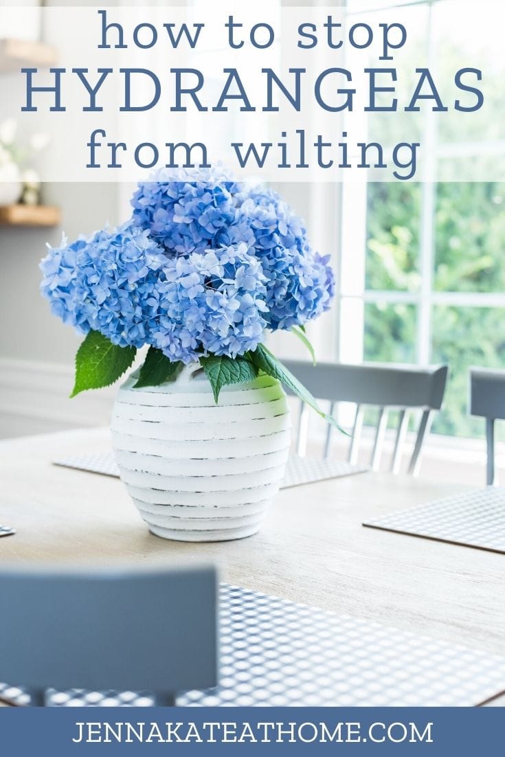 How to Keep Cut Hydrangeas from Wilting - Simple Florist's Trick