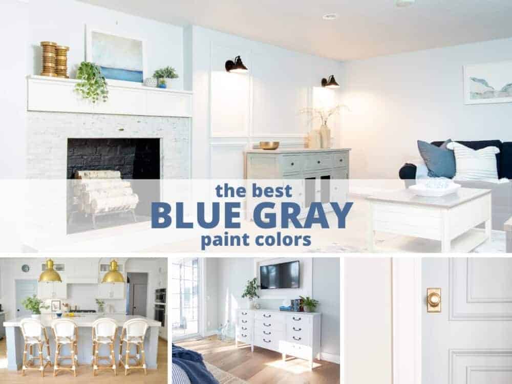 The Best Blue Gray Paint Colors (and most popular!) | Jenna Kate at Home