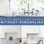 how to update a kitchen without remodeling pin