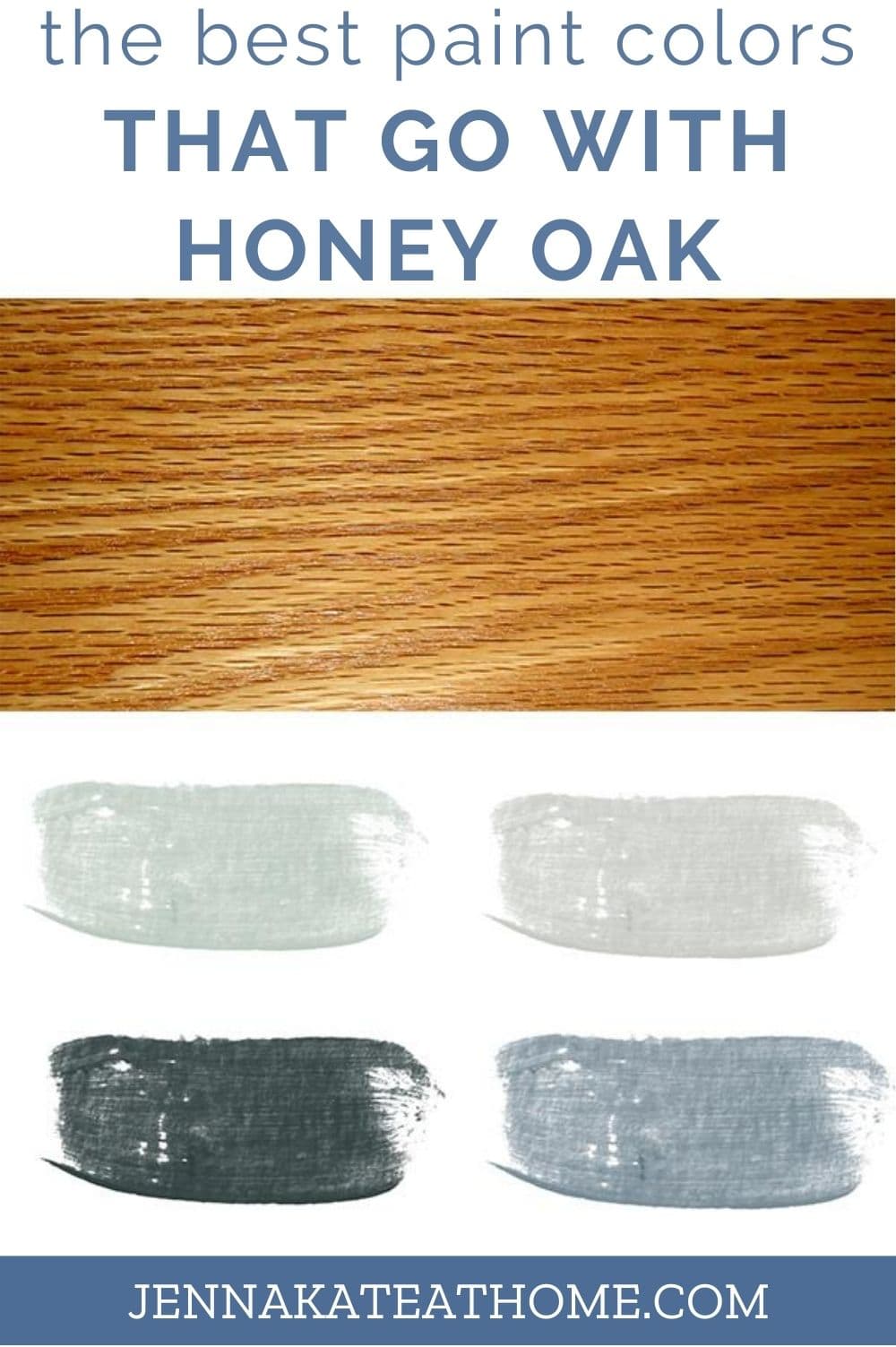 Paint Colors That Go Best With Honey Oak Jenna Kate At Home - Paint Color To Match Honey Oak Cabinets