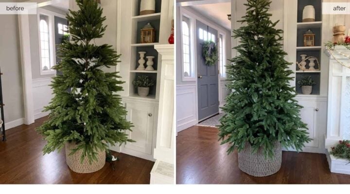 How to Fluff a Christmas Tree To Make it Look Realistic